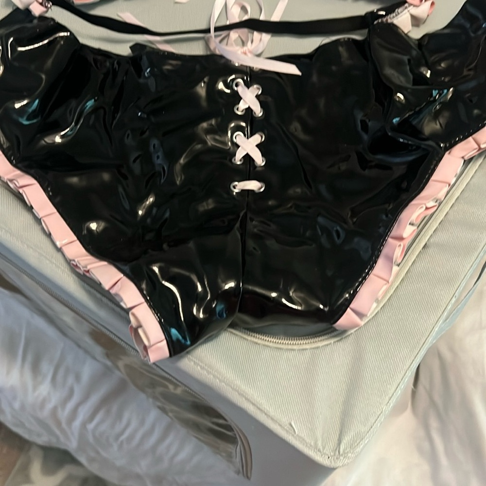Lingerie underwear and bra set.